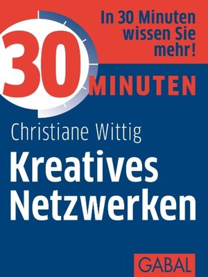 cover image of 30 Minuten Kreatives Netzwerken